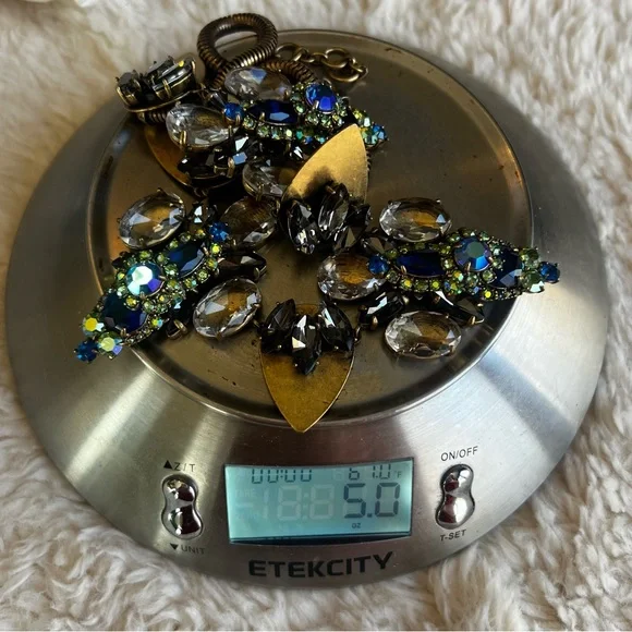 J.Crew Chunky Statement Necklace Retro With Dustbag - Picture 11 of 11